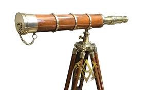 Wooden Brass Telescope image 1